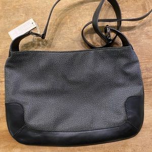 Borbonese designer leather women’s shoulder bag